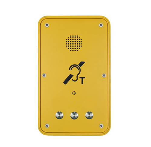 weatherproof 3 button auto calling speed-dial telephone